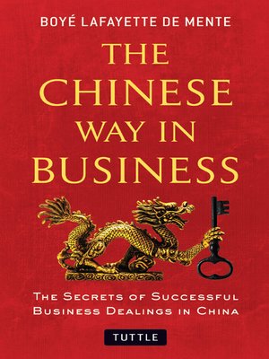 cover image of Chinese Way in Business